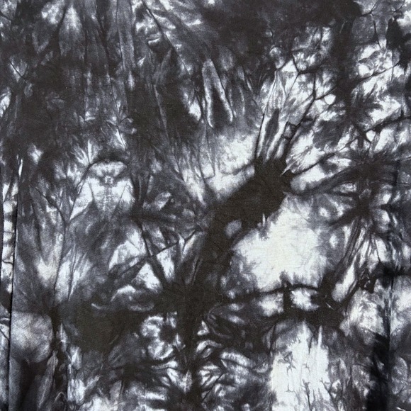 Black Gray Tie Dye Asymmetrical Indie Sleaze Dark Grunge Goth Fairygoth Witch - Picture 11 of 14